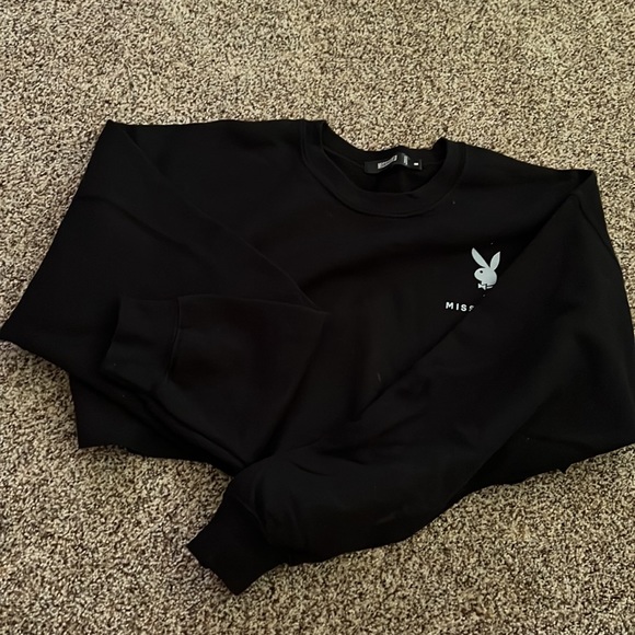 Missguided x PlayBoy collab, size medium cropped sweater - Picture 3 of 4